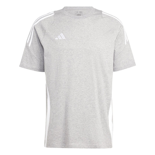 Adidas Tiro24 Swtee - Medium Grey Heather/White