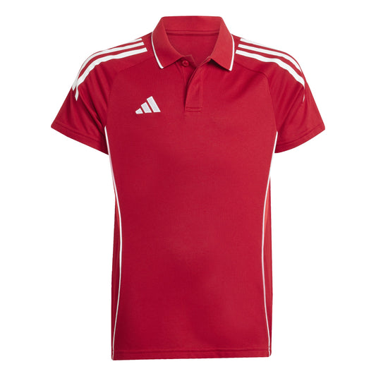 Adidas Tiro25C Polo Y - Team Power Red 2/Pure Ruby