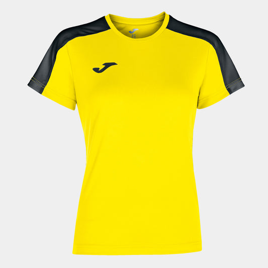 Joma Academy T-Shirt Yellow-Black M/C