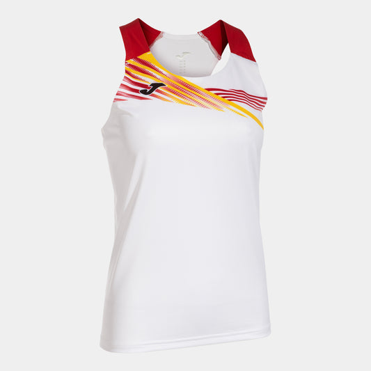 Joma Elite X Tank Top White Red