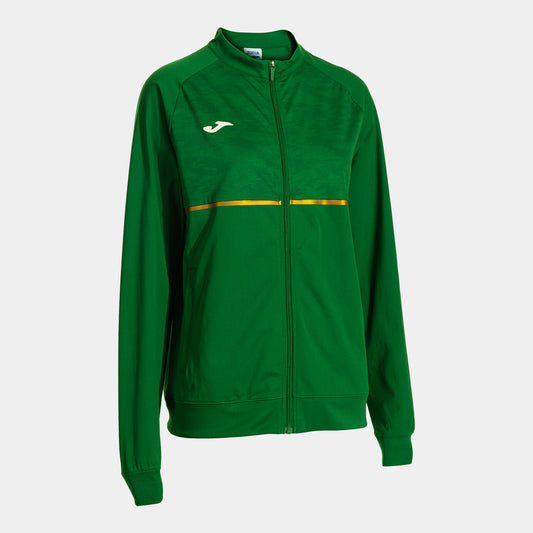 Joma Record Iii Full Zip Sweatshirt Green