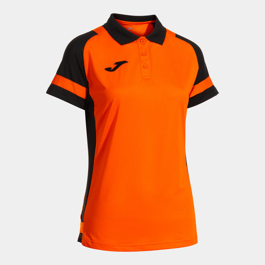 Joma Phoenix Iii Short Sleeve Polo Orange Black