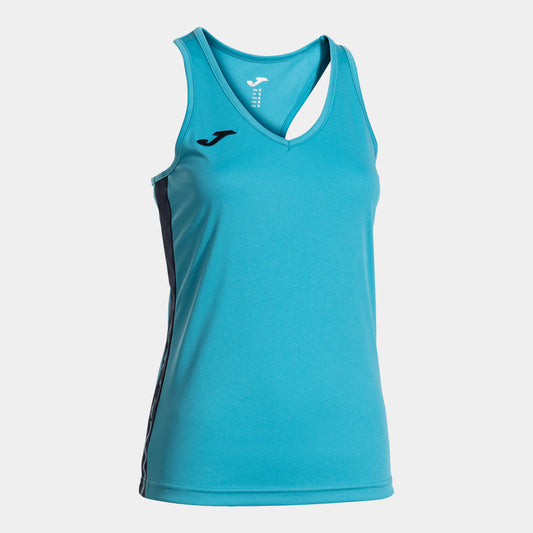 Joma Olimpiada Tank Top Fluor Turquoise Dark Navy