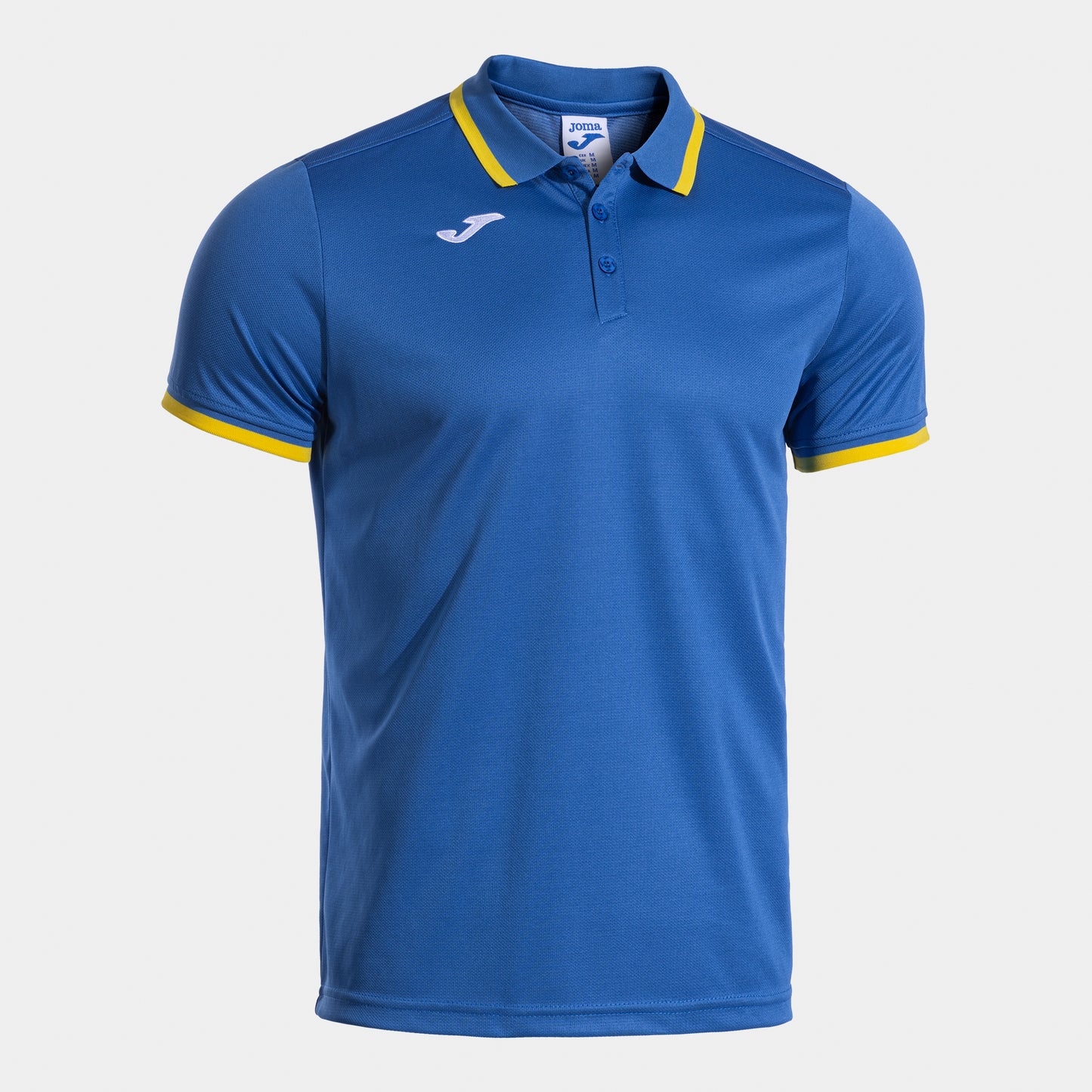 Joma Combi Premium Short Sleeve Polo Royal Blue Yellow