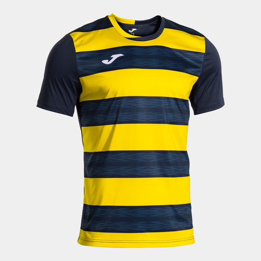 Joma Performance Short Sleeve T-Shirt Yellow Navy Blue