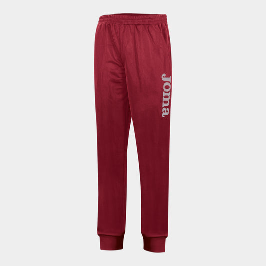 Joma Long Polyfleece Burgundy Trousers