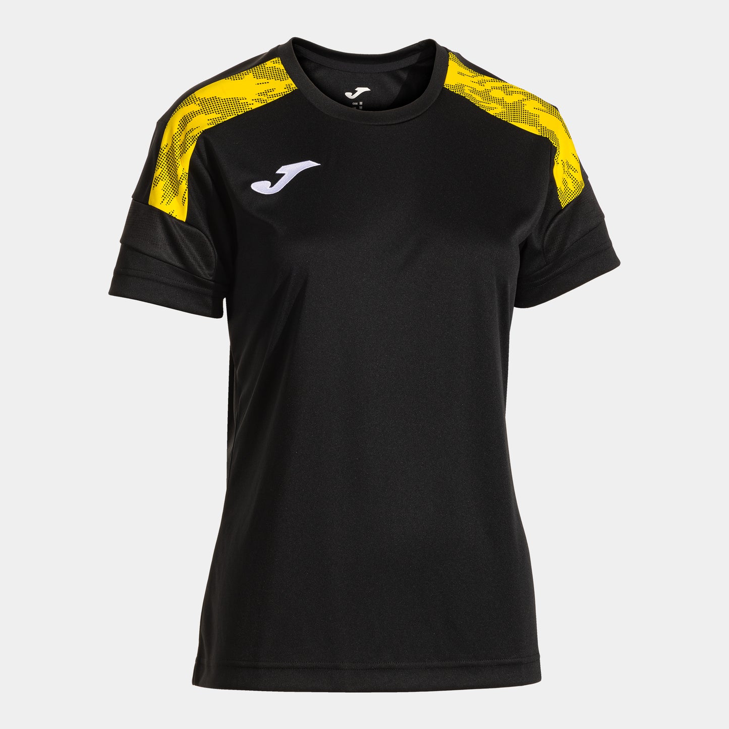 Joma Championship Viii Short Sleeve T-Shirt Black Yellow