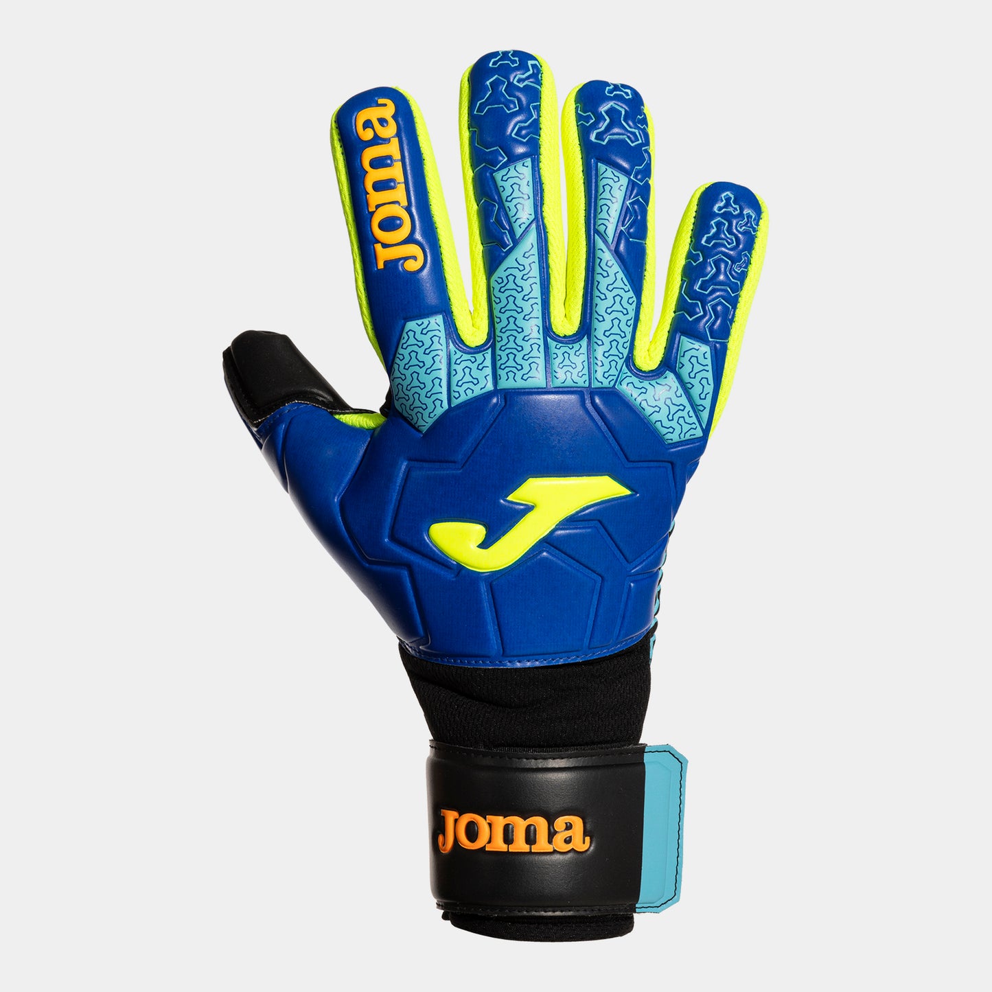 Joma Brave Goalkeeper Gloves Royal Fluor Yellow