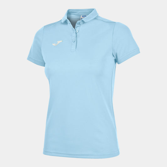 Joma Hobby Women'S Polo Shirt Light Blue S/S