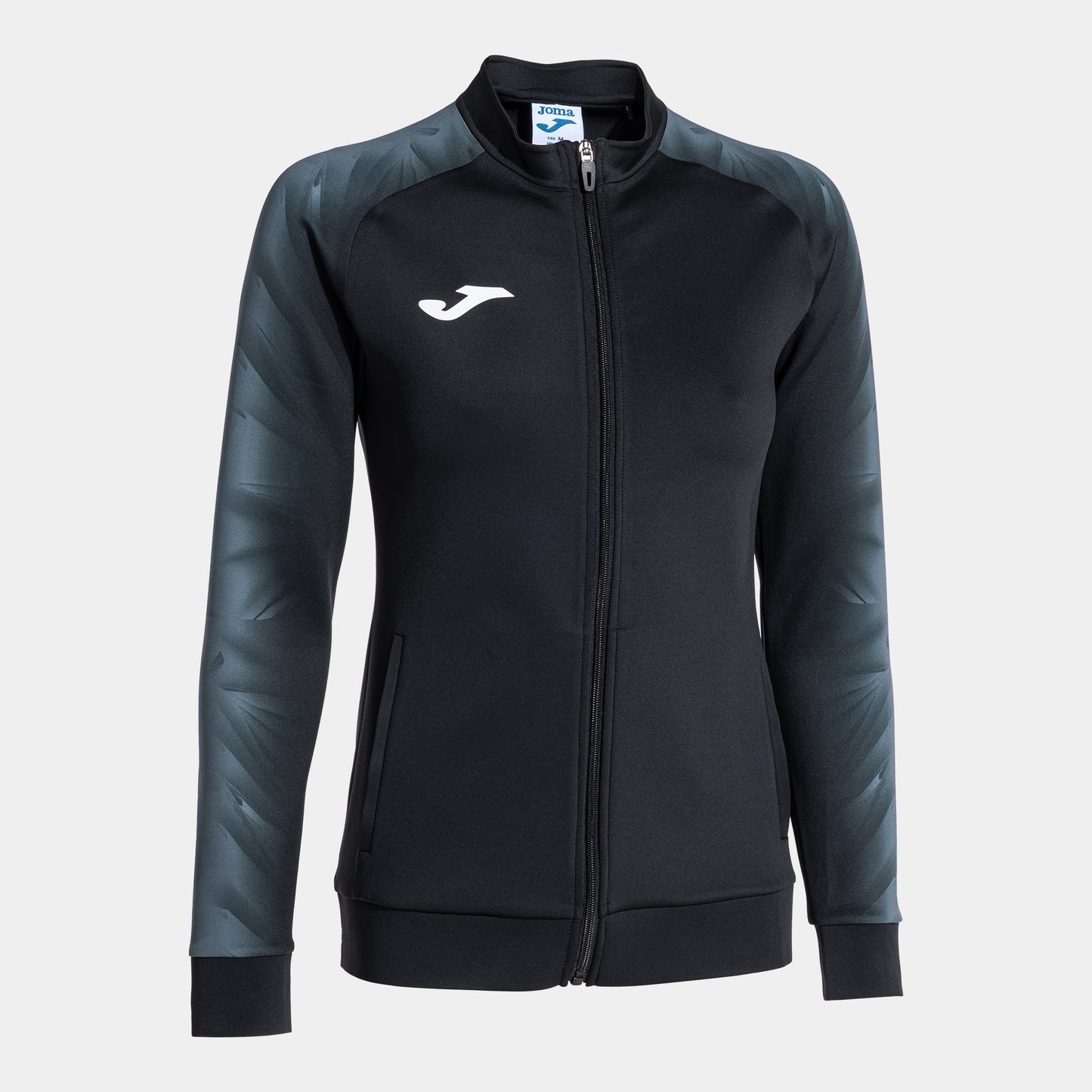 Joma Elite Xi Full Zip Sweatshirt Black Anthracite