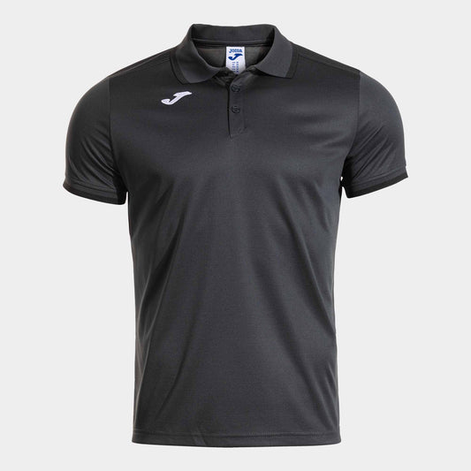 Joma Combi Premium Short Sleeve Polo Dark Gray Black