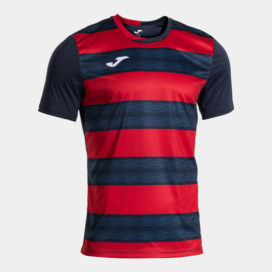 Joma Performance Short Sleeve T-Shirt Navy Blue Red