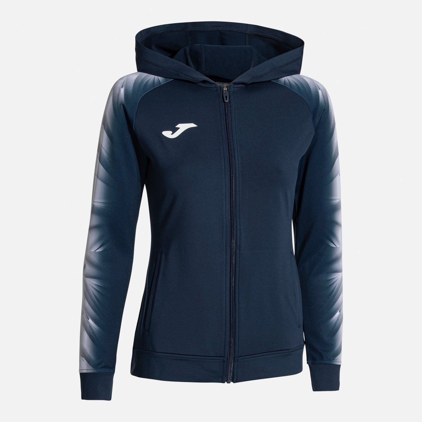 Joma Elite Xi Zip-Up Hoodie Navy White