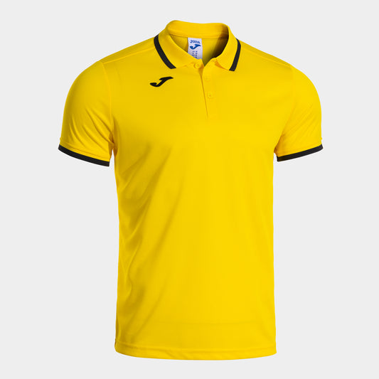 Joma Combi Premium Short Sleeve Polo Yellow Black