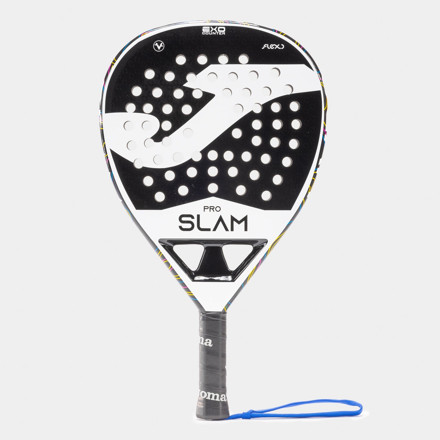 Joma Slam Pro Paddle Racket White Black