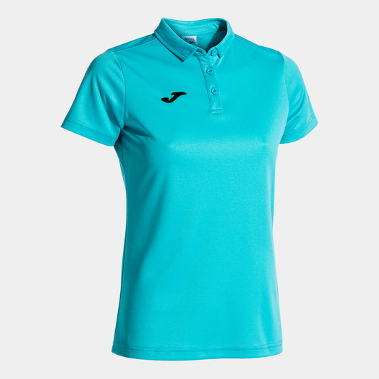 Joma Hobby Short Sleeve Polo Fluor Turquoise