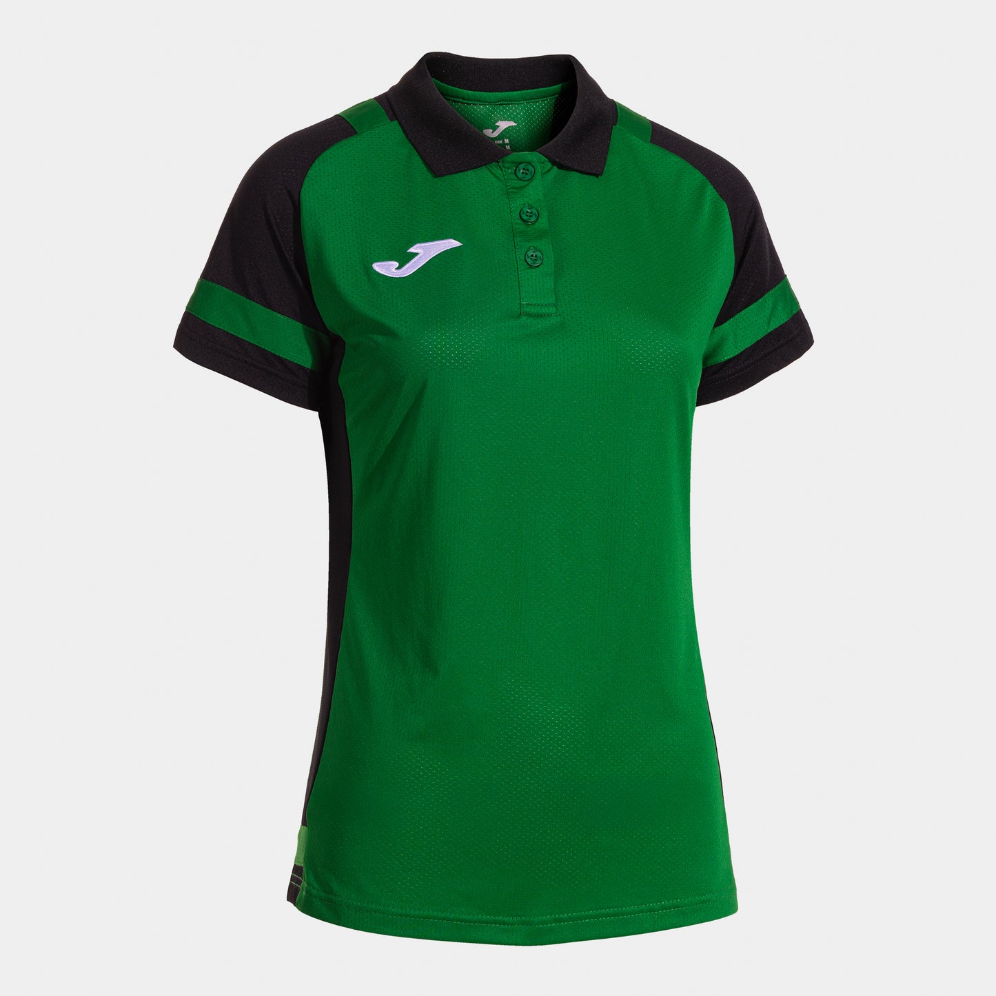 Joma Phoenix Iii Short Sleeve Polo Green Black