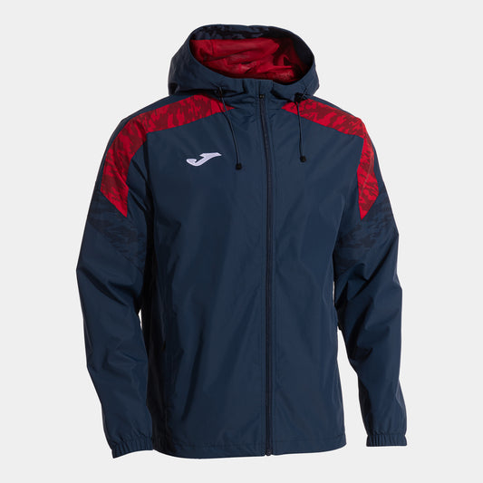 Joma Champions Viii Raincoat Navy Blue Red