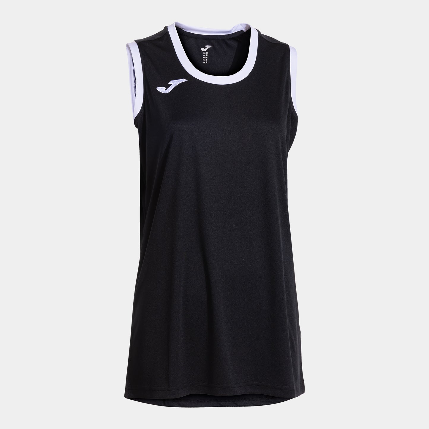 Joma Final Basket Ii Sleeveless Shirt Black White