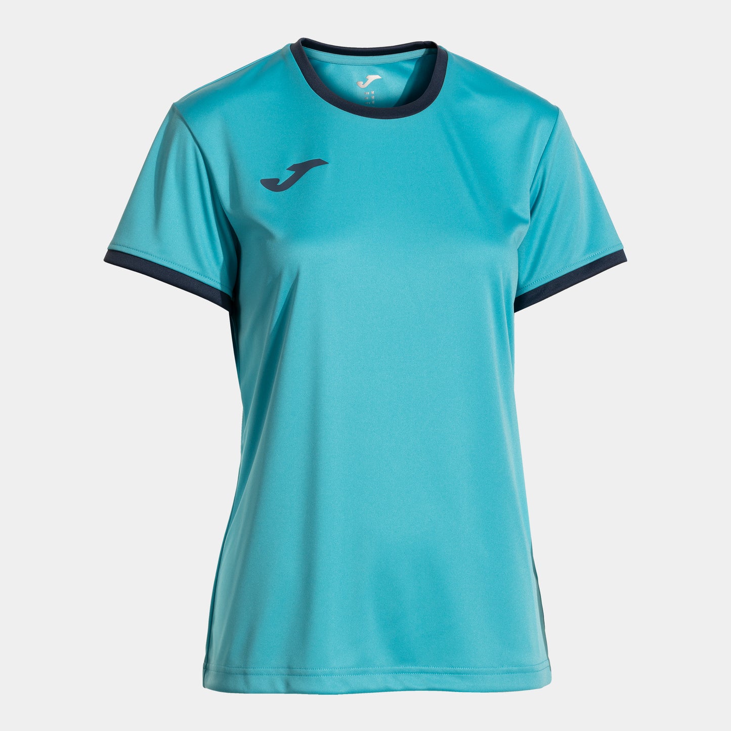 Joma Combi Premium Short Sleeve T-Shirt Fluor Turquoise Navy Blue