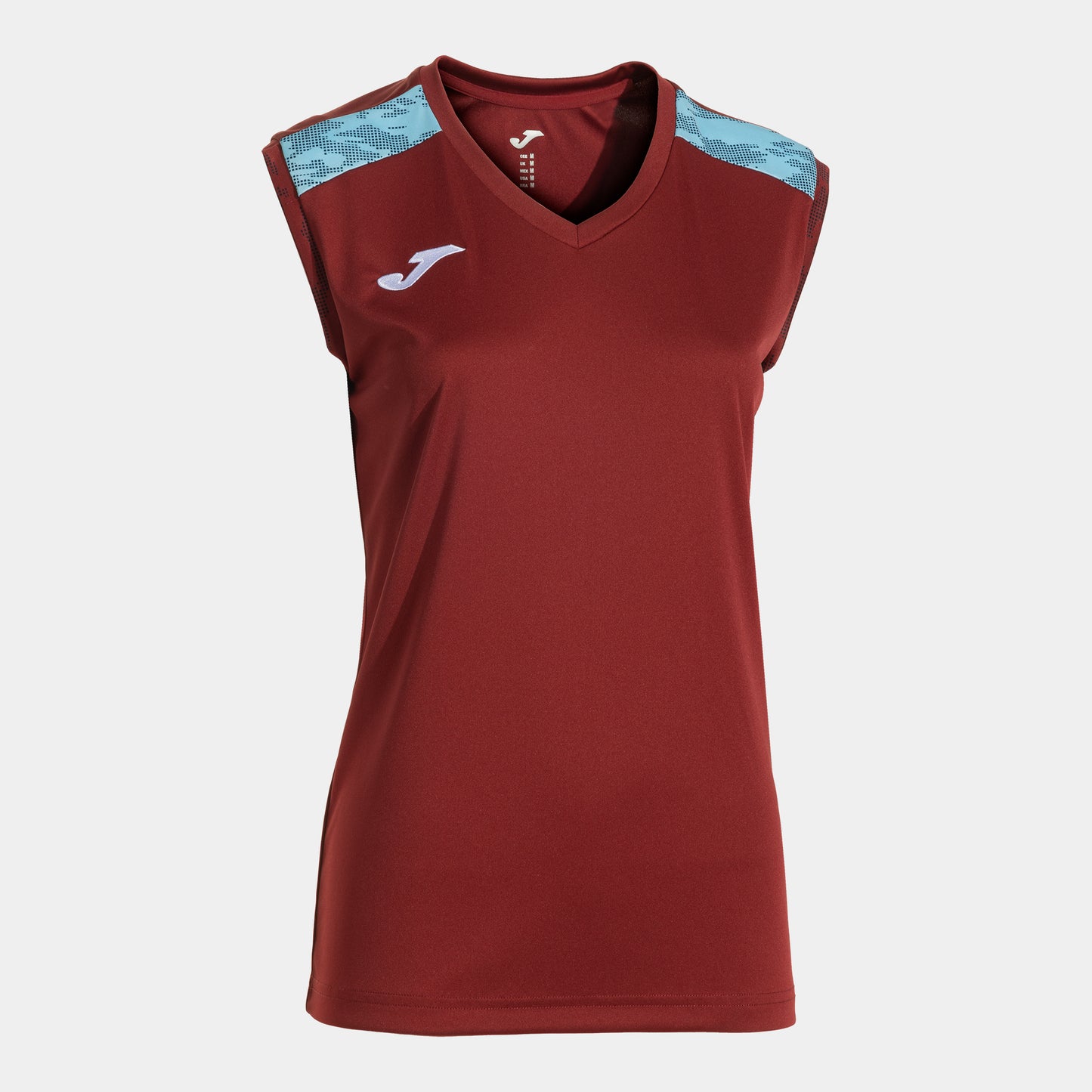 Joma Championship Viii Sleeveless Shirt Burgundy Sky Blue