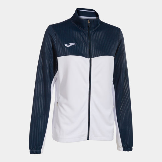 Joma Montreal Full Zip Sweatshirt White Navy