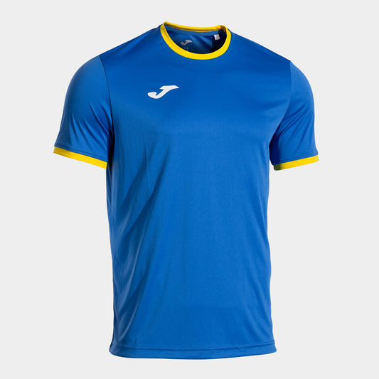 Joma Combi Premium Short Sleeve T-Shirt Royal Blue Yellow