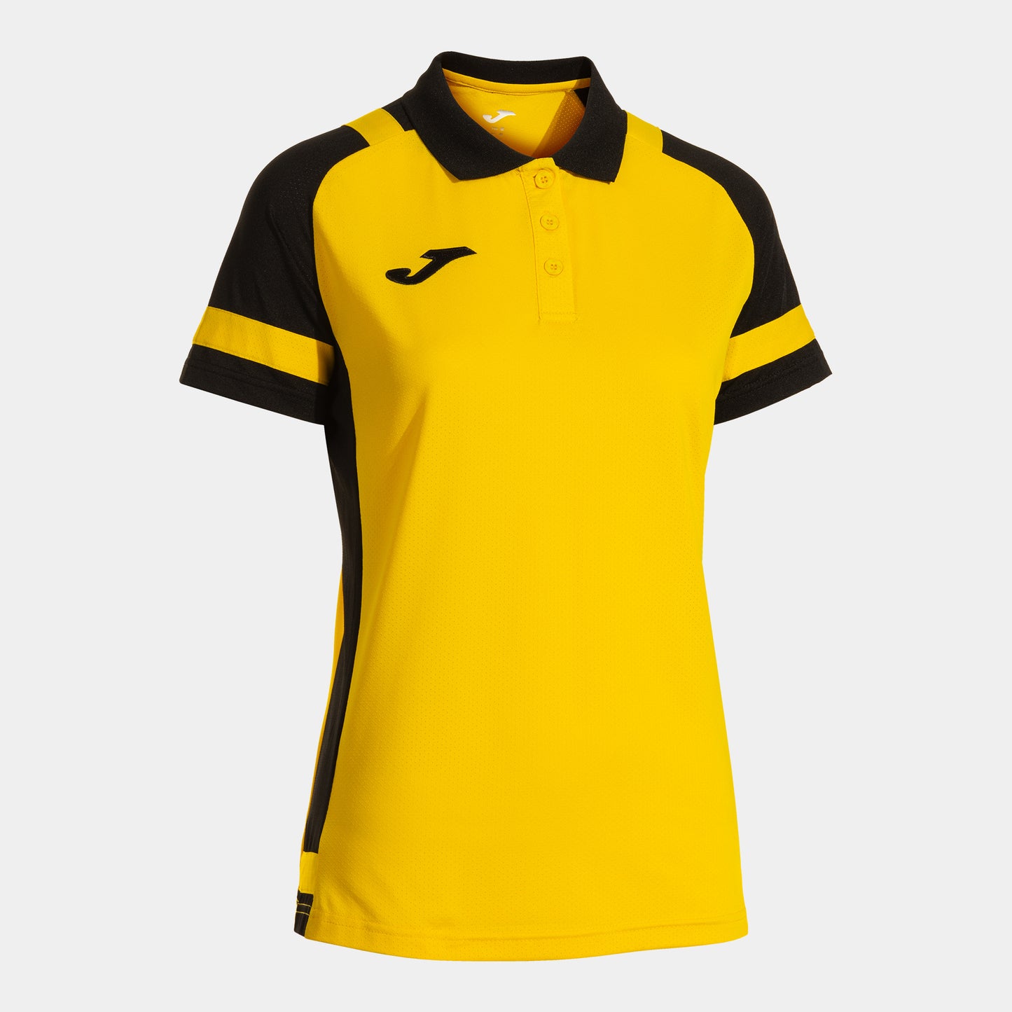 Joma Phoenix Iii Short Sleeve Polo Yellow Black