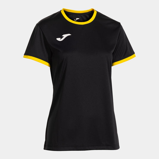 Joma Combi Premium Short Sleeve T-Shirt Black Yellow