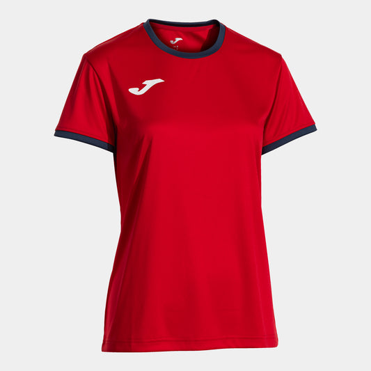 Joma Combi Premium Short Sleeve T-Shirt Red Navy Blue