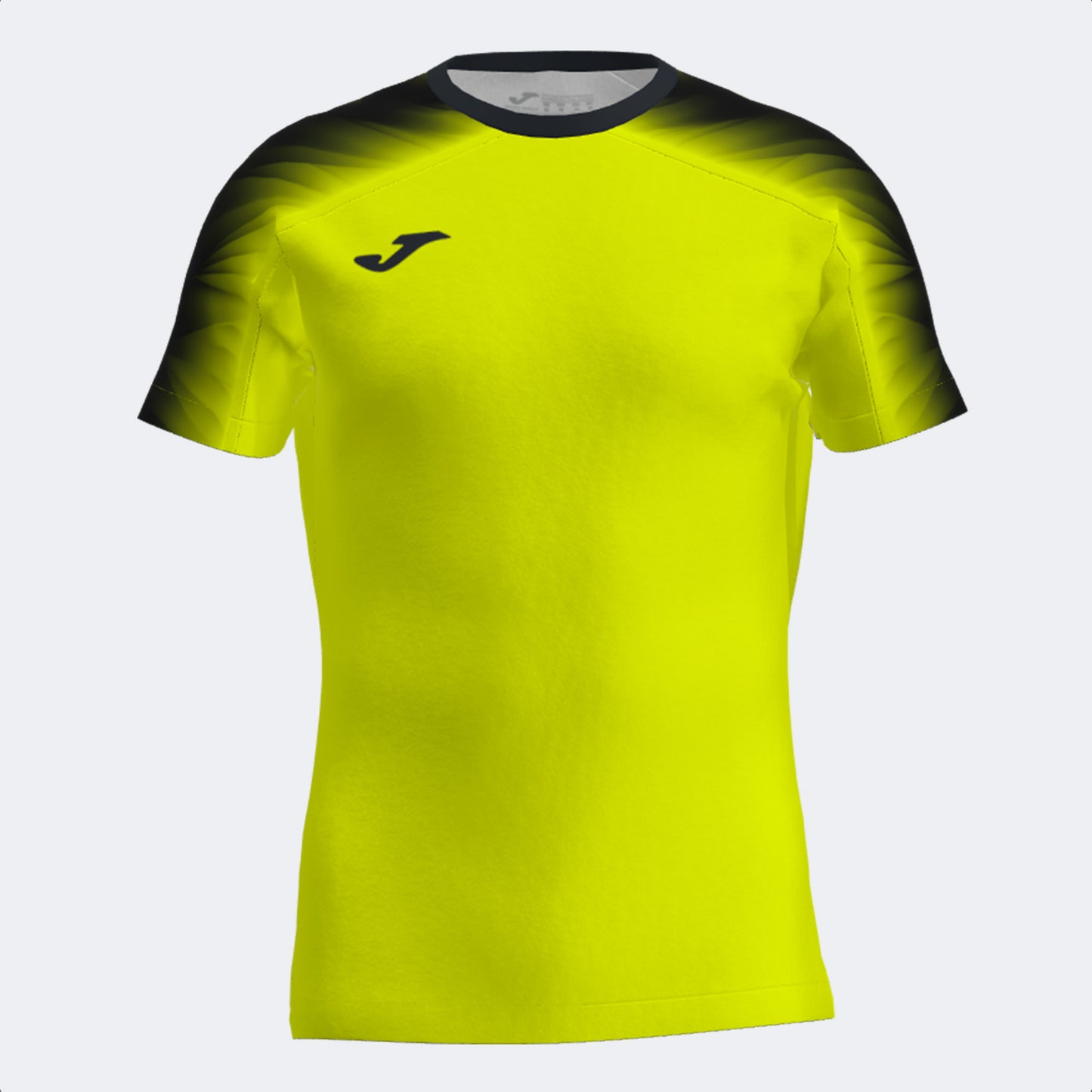 Joma Elite Xi Short Sleeve T-Shirt Fluor Yellow Black