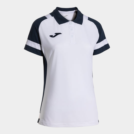 Joma Phoenix Iii Short Sleeve Polo White Navy Blue