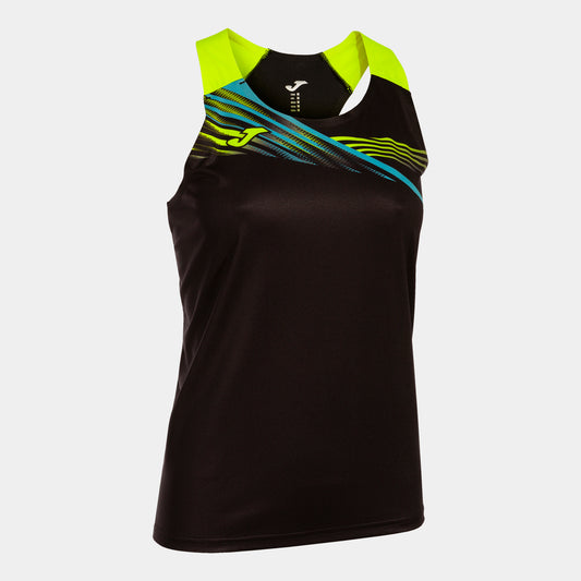 Joma Elite X Tank Top Black Fluor Yellow