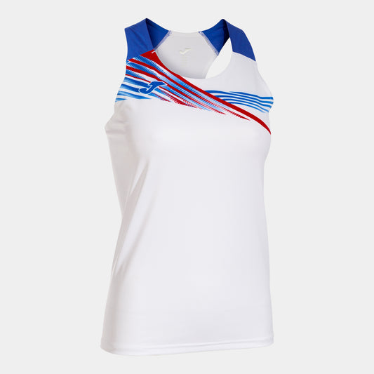 Joma Elite X Tank Top White Royal