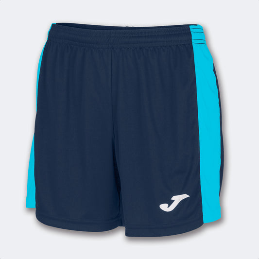 Joma Navy Turquoise Fluoro Maxi Shorts