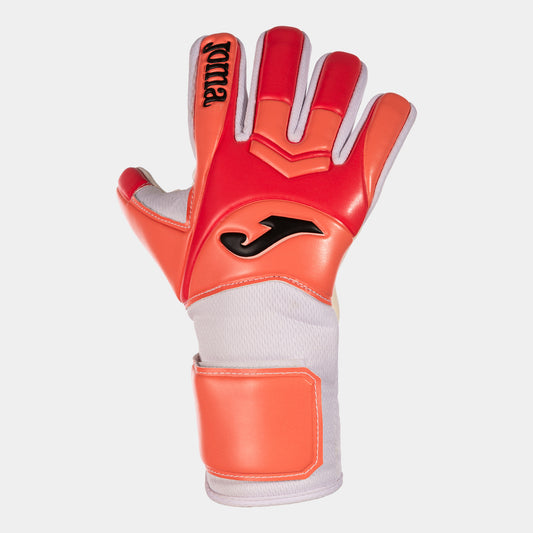 Joma Hunter Jr Goalkeeper Gloves Coral White