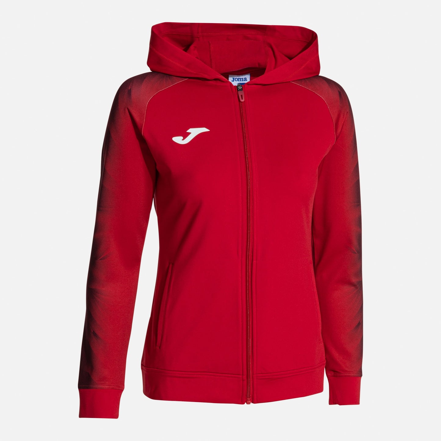 Joma Elite Xi Zip-Up Hoodie Red