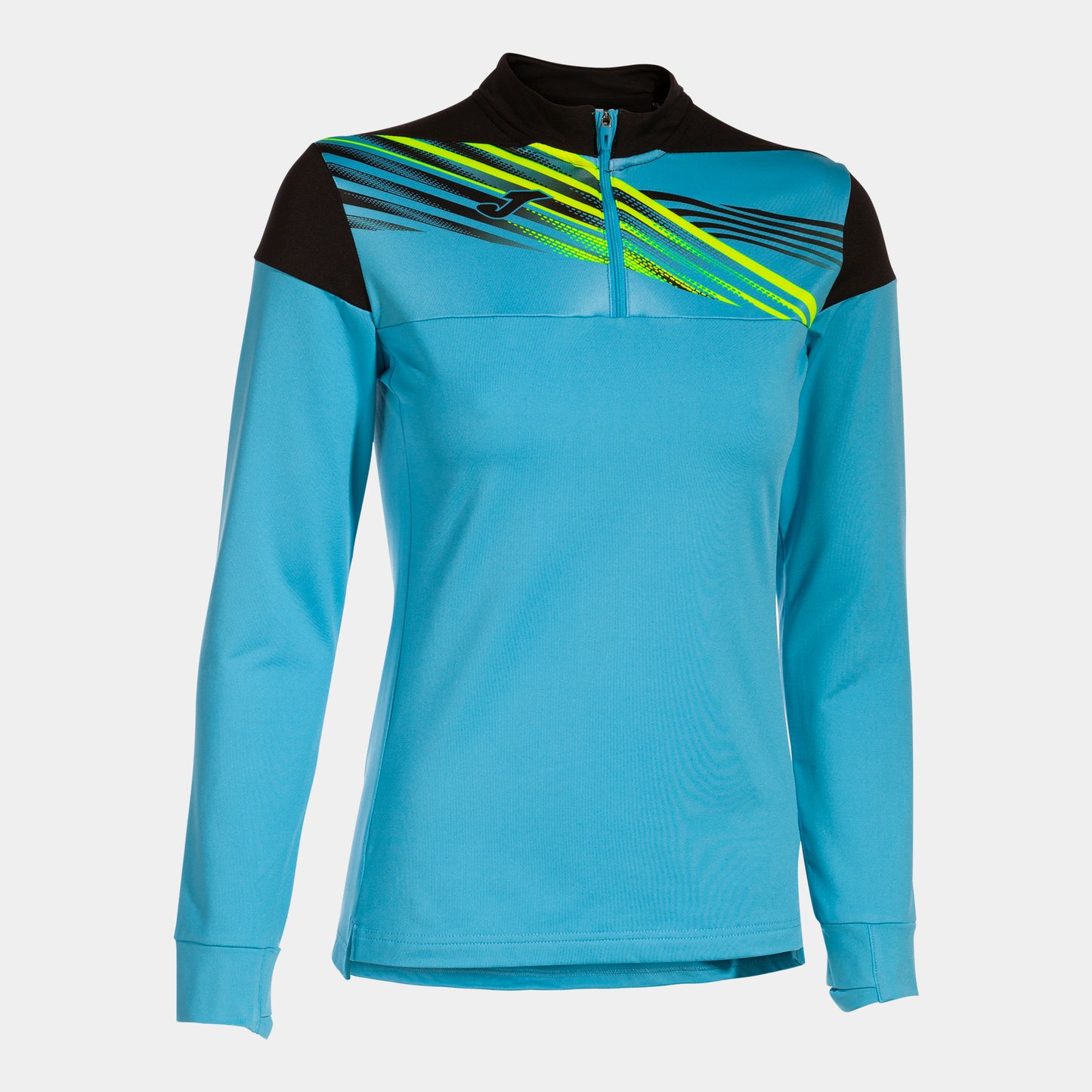 Joma Elite X Sweatshirt Fluor Turquoise Black