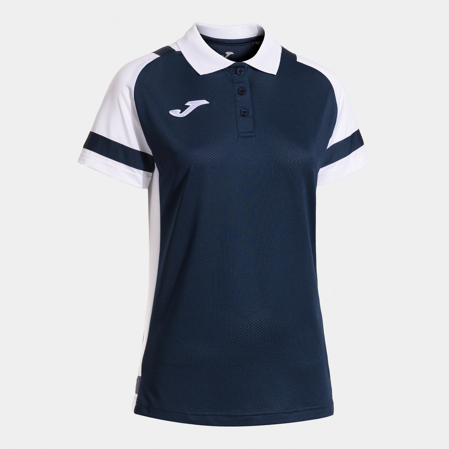 Joma Phoenix Iii Short Sleeve Polo Navy Blue White