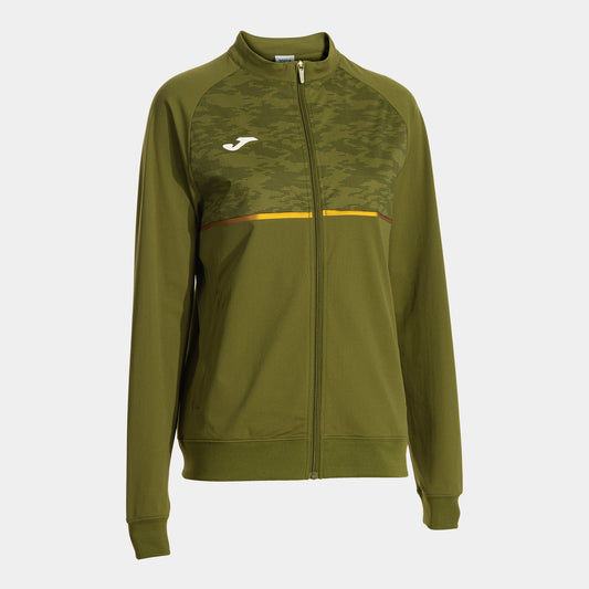 Joma Record Iii Full Zip Sweatshirt Mx Green