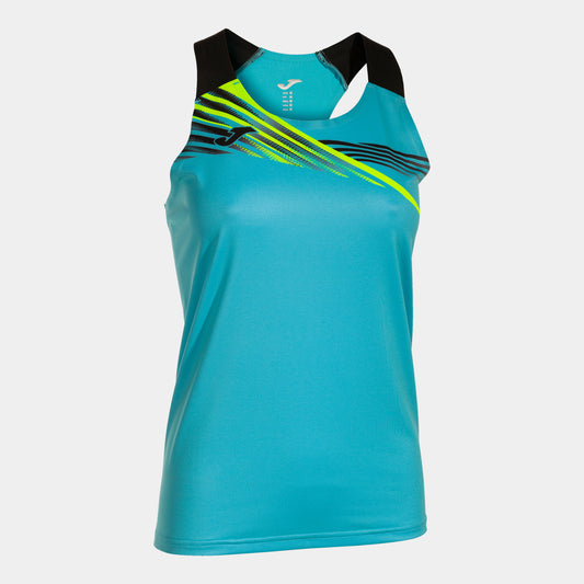 Joma Elite X Tank Top Fluor Turquoise Black