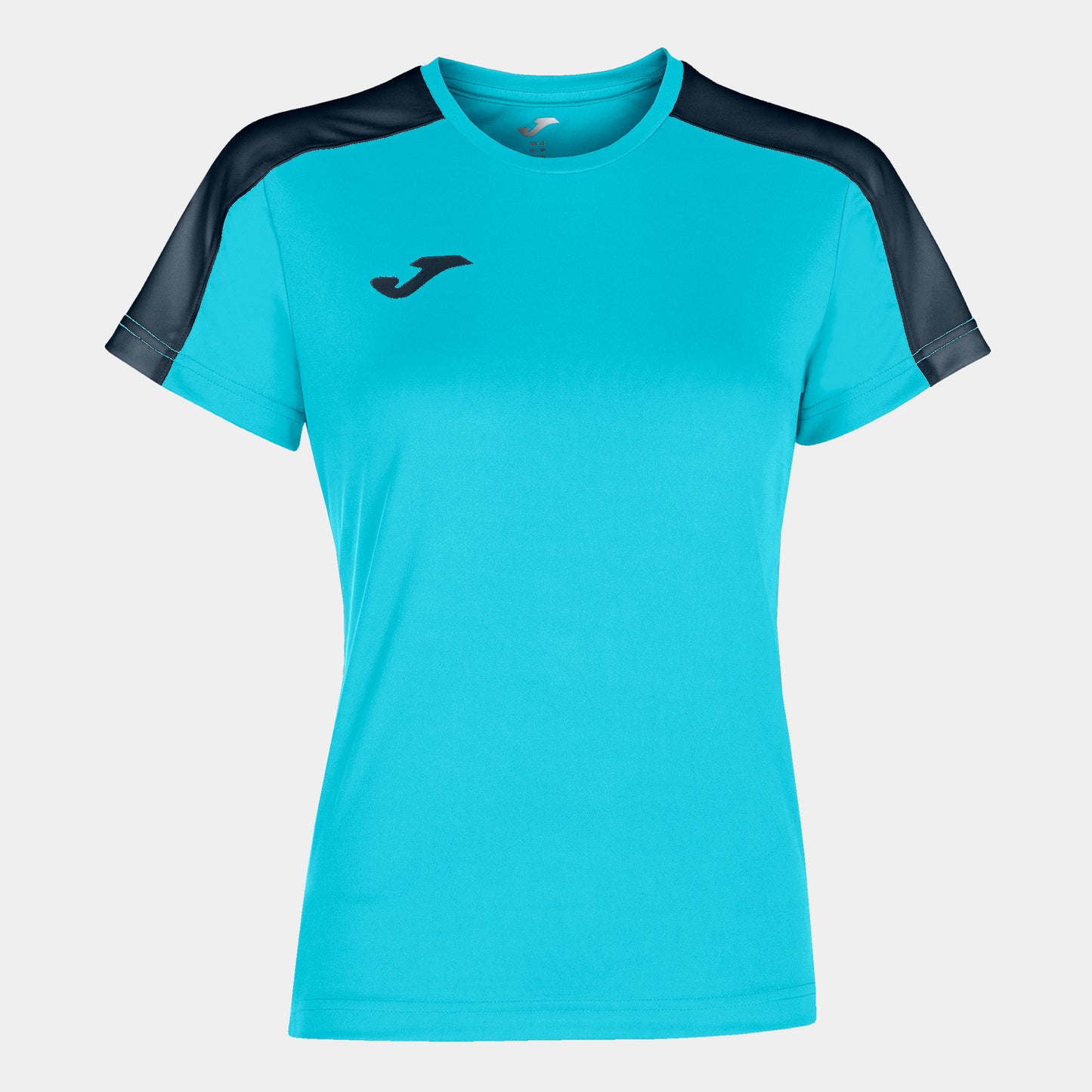 Joma Academy T-Shirt Turquoise Fluoro-Navy M/C