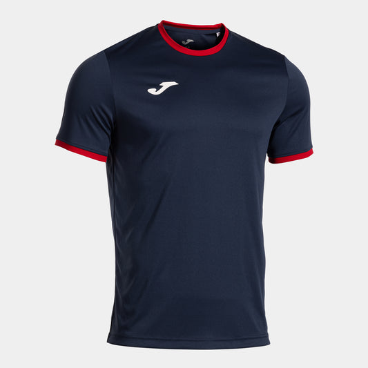 Joma Combi Premium Short Sleeve T-Shirt Navy Blue Red