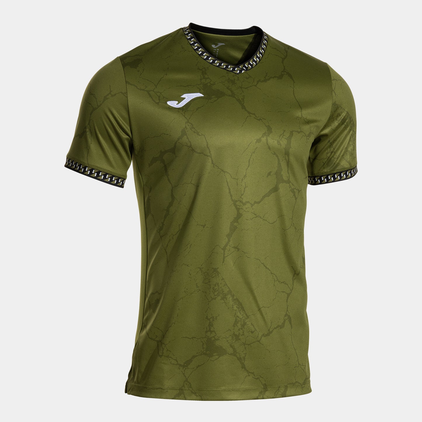 Joma Gold Vii Short Sleeve T-Shirt Khaki Black