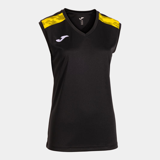 Joma Championship Viii Sleeveless Shirt Black Yellow